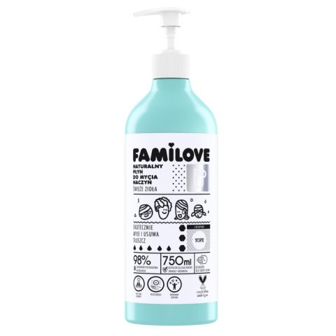 Familove naturalny płyn do mycia naczyń 750ml