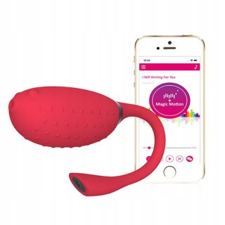 Fugu Smart Wearable Vibrator wibrator typu jajko sterowany aplikacją Red