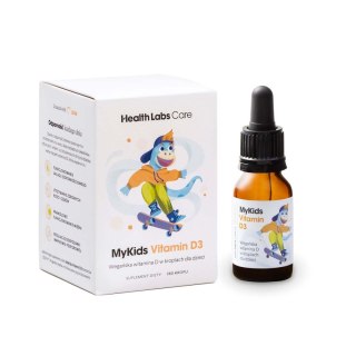 MyKids Vitamin D3 wegańska witamina D w kropelkach dla dzieci suplement diety 9.7ml