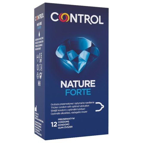 Nature Forte pogrubione ergonomicznie prezerwatywy z naturalnego lateksu 12szt.