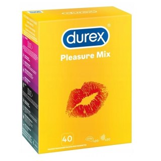 Pleasure Mix prezerwatywy stymulujące 40szt