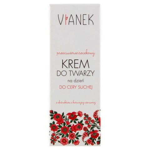 Przeciwzmarszczkowy krem do twarzy na dzień do cery suchej 50ml