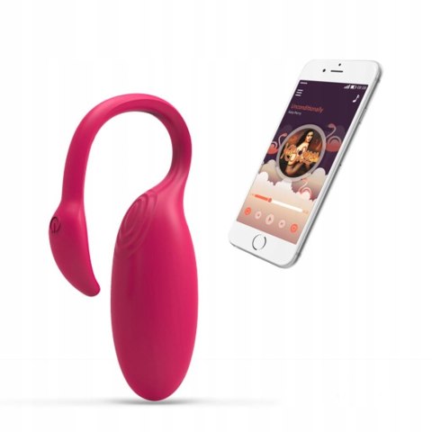 Flamingo Vibrating Bullet wibrator sterowany aplikacją Pink