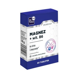 Magnez + Witamina B6 suplement diety na stres i zmęczenie 60 tabletek