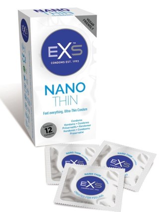 Nano Thin ultra cienkie prezerwatywy 12szt.