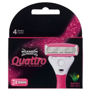 Quattro For Women zapasowe ostrza do maszynki do golenia dla kobiet 3szt