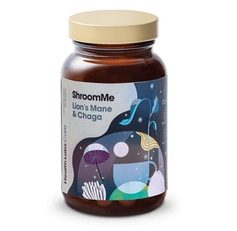 ShroomMe Lion's Mane & Chaga energia i poprawa koncentracji suplement diety 90 porcji