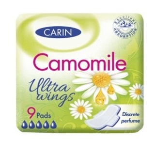 Ultra Wings Camomile ultracienkie podpaski ze skrzydełkami 9szt