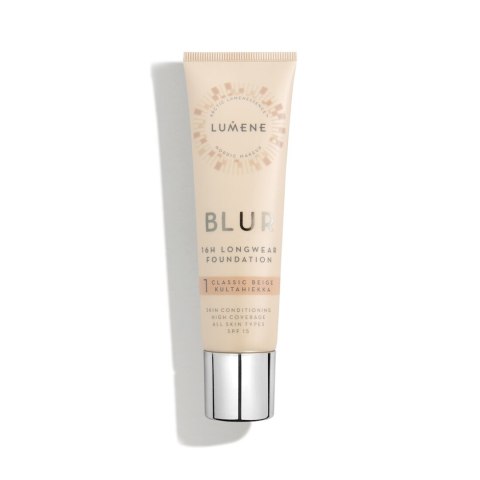 Blur 16h Longwear Foundation SPF15 wygładzający podkład do twarzy 1 Classic Beige 30ml