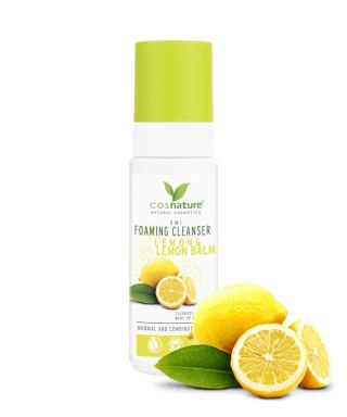 Foaming Cleanser 3in1 naturalna pianka oczyszczająca z cytryną i melisą 150ml