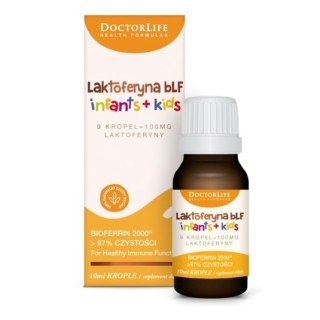 Laktoferyna bLF Infants + Kids 100mg suplement diety w kroplach 10ml