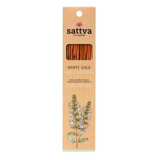 Natural Indian Incense naturalne indyjskie kadzidełko Biała Szałwia 15szt