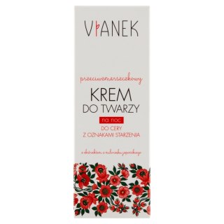 Przeciwzmarszczkowy krem do twarzy na noc do cery z oznakami starzenia 50ml