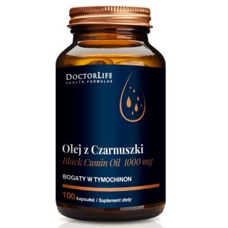 Black Cumin Oil olej z czarnuszki 1000mg suplement diety 100 kapsułek