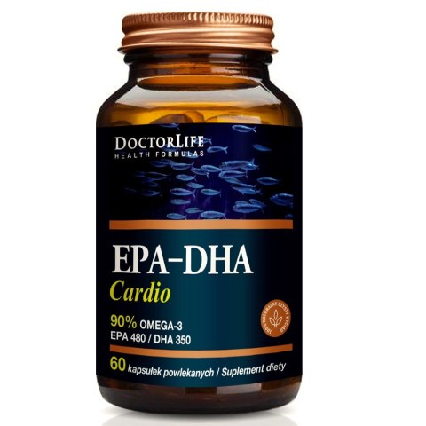 EPA-DHA Cardio 90% Omega-3 EPA 480/ DHA 350 suplement diety 60 kapsułek