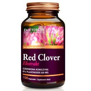 Red Clover Extract czerwona koniczyna 500mg suplement diety 100 kapsułek