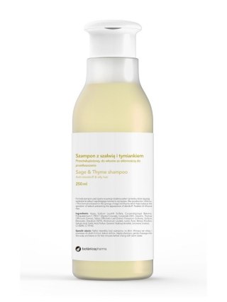 Sage & Thyme Shampoo szampon przeciwłupieżowy do włosów ze skłonnością do przetłuszczania się Szałwia i Tymianek 250ml