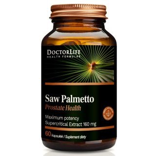 Saw Palmetto ekstrakt z owoców palmy sabałowej 160mg suplement diety 60 kapsułek