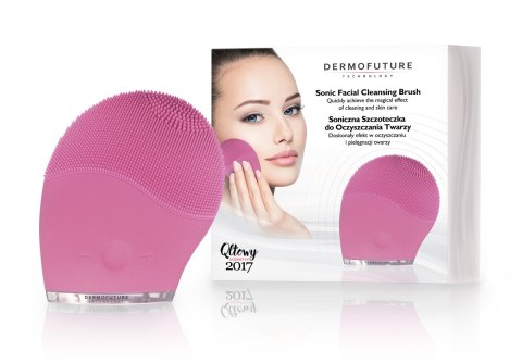 Sonic Facial Cleansing Brush szczoteczka soniczna do oczyszczania twarzy różowa