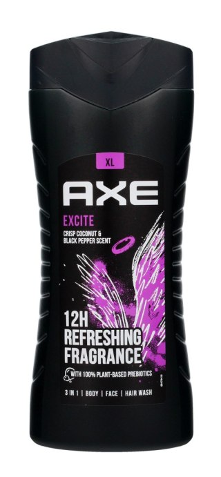 AXE Excite Żel pod prysznic dla mężczyzn 3w1 400 ml