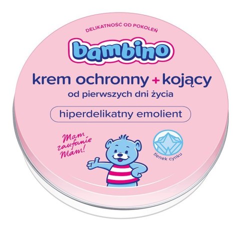 BAMBINO Ochronny krem kojący z tlenkiem cynku dla niemowląt i dzieci 150 ml BAMBINO Ochronny krem kojący z tlenkiem cynku dla niemowląt i dzieci 150 ml
