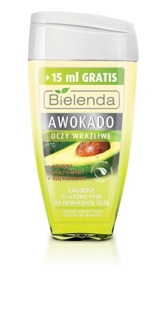 BIELENDA AWOKADO Płyn do demakijażu oczu 2-fazowy skóra sucha i odwodniona 140ml