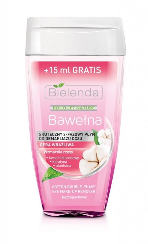 BIELENDA BAWEŁNA Płyn do demakijażu oczu 2-fazowy 140ml