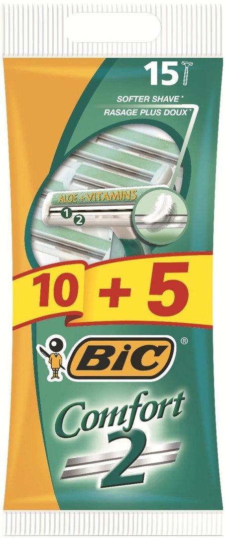 Bic Maszynka do golenia Comfort 2 Pouch 10+5szt