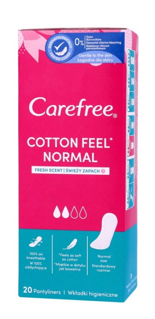 Carefree Cotton Fresh Wkładki higieniczne 1 op.-20szt