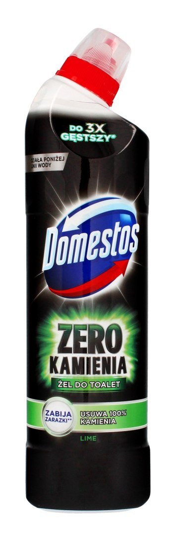 DOMESTOS Zero Kamienia Żel do toalet Lime 750 ml