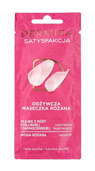 Dermika Maseczki Piękności Odżywcza Maseczka różana Satysfakcja 10ml