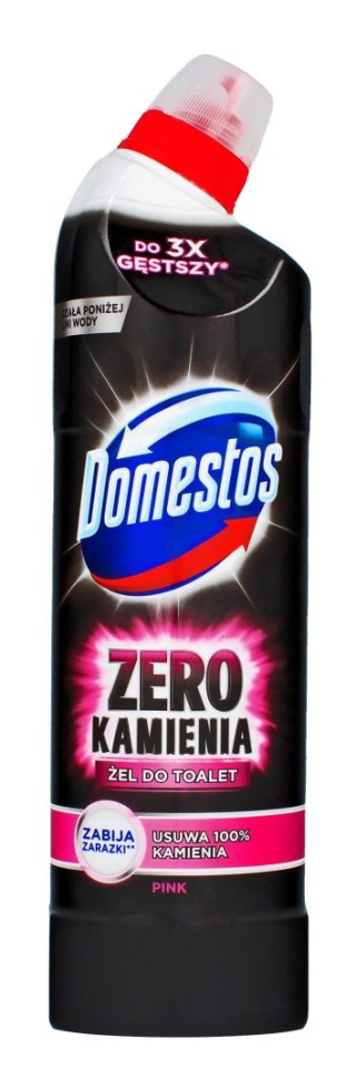 Domestos Zero Kamienia Żel do toalet Pink 750 ml