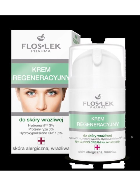 Floslek Krem regeneracyjny do skóry wrażliwej 50 ml