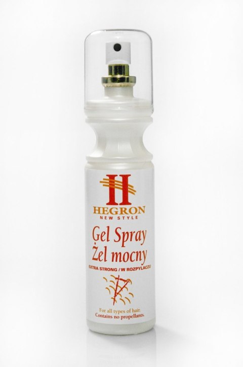 HEGRON Żel spray do modelowania włosów extra mocny 150 ml HEGRON Żel spray do modelowania włosów extra mocny 150 ml