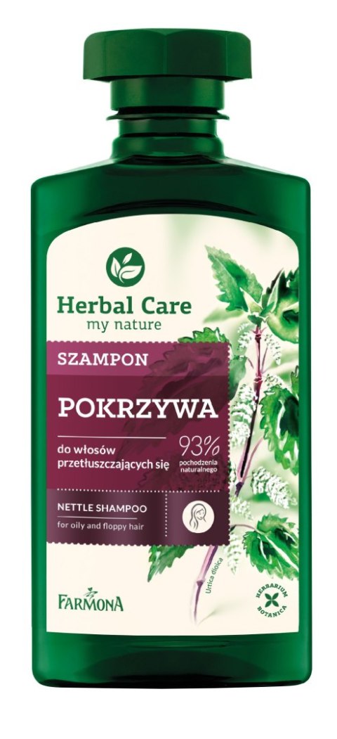 HERBAL CARE Szampon do włosów przetłuszczających się Pokrzywa 330 ml HERBAL CARE Szampon do włosów przetłuszczających się Pokrzywa 330 ml