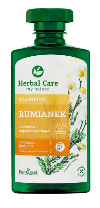HERBAL CARE Szampon do włosów rozjaśnionych i blond Rumiankowy 330 ml