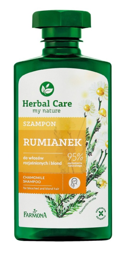 HERBAL CARE Szampon do włosów rozjaśnionych i blond Rumiankowy 330 ml HERBAL CARE Szampon do włosów rozjaśnionych i blond Rumiankowy 330 ml
