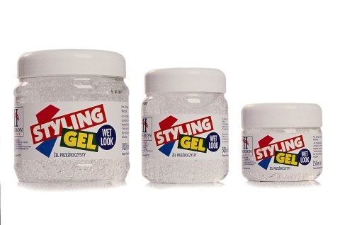Hegron Styling Żel do modelowania włosów 500ml wetlook biały Hegron Styling Żel do modelowania włosów 500ml wetlook biały