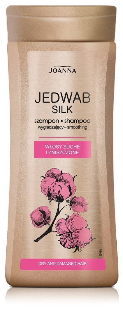 JOANNA Jedwab Silk Szampon wygładzający do włosów suchych i zniszczonych 200 ml JOANNA Jedwab Silk Szampon wygładzający do włosów suchych i zniszczonych 200 ml