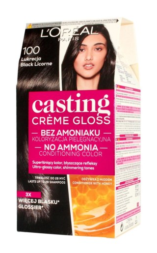 LOREAL Casting Creme Gloss Krem koloryzujący nr 100 Lukrecja 1op.