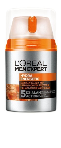 LOREAL Men Expert Hydra Energetic Krem nawilżający przeciw oznakom zmęczenia 25+ 50 ml