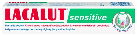 Lacalut Pasta do zębów Sensitive do wrażliwych zębów 75ml Lacalut Pasta do zębów Sensitive do wrażliwych zębów 75ml