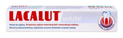 Lacalut Pasta do zębów White wybielająca 75ml