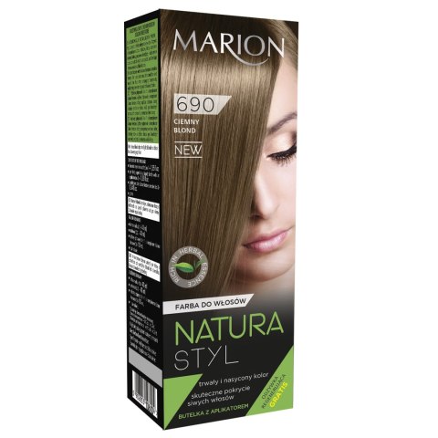 MARION Natura Styl Farba do włosów nr 690 Ciemny blond