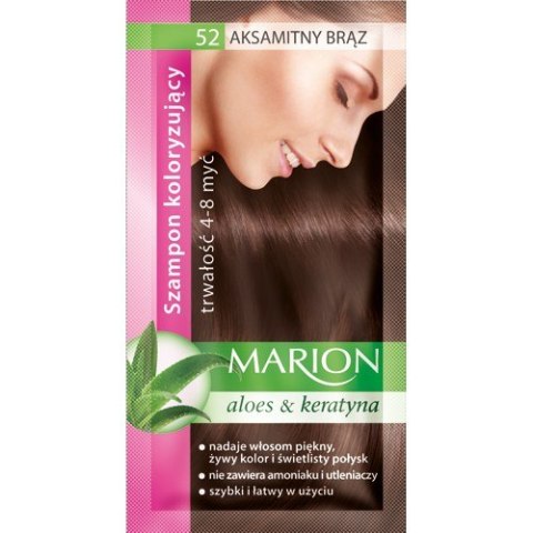 MARION Szampon koloryzujący nr 52 Aksamitny brąz 40 ml