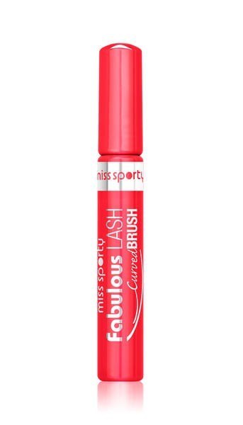 Miss Sporty Maskara do rzęs Fabulous Lash Curved Brush podkręcająca czarna Miss Sporty Maskara do rzęs Fabulous Lash Curved Brush podkręcająca czarna