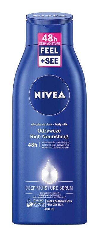 NIVEA Body Milk Odżywcze mleczko do ciała 400 ml