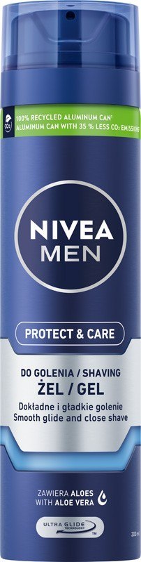 NIVEA MEN Ochronny żel do golenia Protect & Care 200 ml