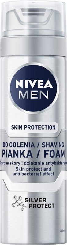 NIVEA MEN Pianka do golenia Silver Protect 200 ml