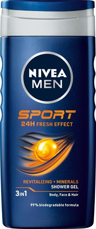 NIVEA MEN Żel pod prysznic Sport 24H Fresh Effect 200 ml